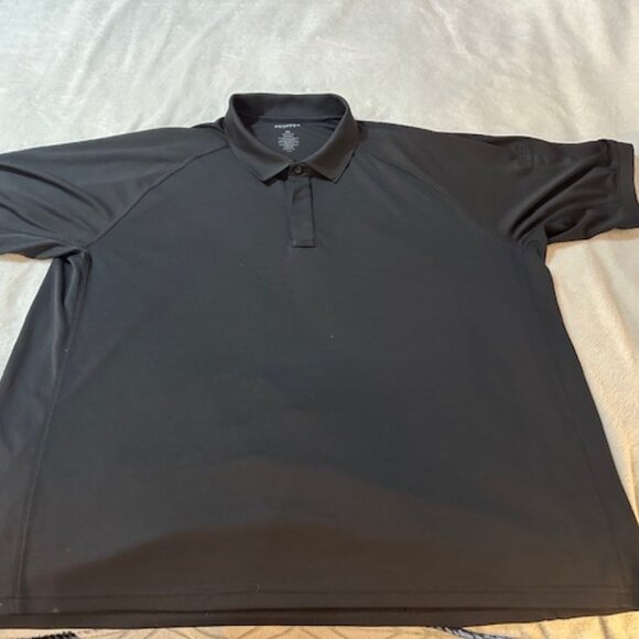 Propper 4X Men’s Black Polo Tactical Performance Shirt Moisture Wicking - Picture 1 of 5